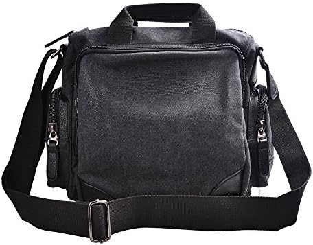 Douguyan Original Design Canvas Messenger Bag for Men Classic Shoulder Bag HandBag210 Black