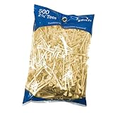 Intech 500 Pack 2 3/4-Inch Natural Tees