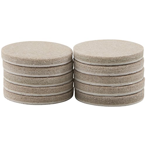 SoftTouch 1 1/2" Round HeavyDuty SelfStick Felt Furniture Pads