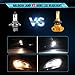 H7 LED Headlight Bulb, Rigidhorse 8000LM 70W Hi/Lo Fanless Cree Chips LED Headlight Bulbs Conversion Kit, All-in-One Built-in Driver 6500k Cool White Car/Motorcycle Lights - 1 Year Warranty
