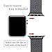 for Apple Watch Band, FYW 42mm Milanese Loop Stainless Steel Metal Replacement Band for Apple Watch Series 2, Series 1, Sport, Edition,with Classic Buckle (42MM-Black)