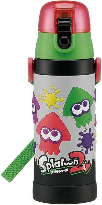 Amazon スケーター 子供用 直飲み 水筒 3d ステンレス 480ml スプラトゥーン Sdpv5 水筒 マグボトル オンライン通販