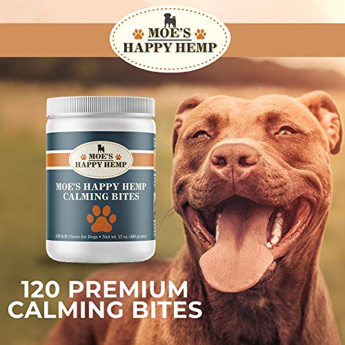 Organic Calm Hemp Treats for Dogs Dog Anxiety Relief and Calming Aid