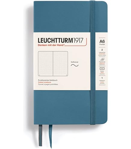 Amazon.com : LEUCHTTURM1917 - Notebook Softcover Paperback B6+