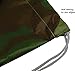 Camo Party Supplies Favors Goodie Bags for Teens Birthday, 10 Pack Camoflauge Drawstring Backpack Bags