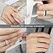 EMBNN Silicone Wedding Ring for Women Men, Thin, Affordable and Stackable Silicone Wedding Bands for Sports, Workout, Fitness, Gym, Exercise, Multiple Colors, Size: 4-10 {Width: 2.7mm, 3.0mm, 5.7mm}