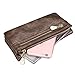 Realer Women's Wallet Clutch Double Zipper Card Holder Case Gift Purse