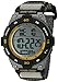 Armitron Sport Men's 40/8330GRY Yellow Accented Digital Chronograph Grey Nylon Strap Watch