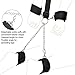 JINL Fetish Neck Collar To Hand Ankle Cuffs Restraints BDSM Nylon Bondage Kit With Ball Slave Gag Adult Game Sex Products For Couples-Black