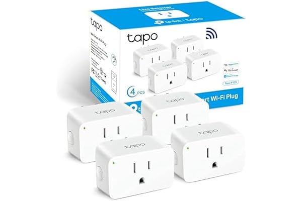 TP-Link Tapo Smart Plug Mini 15A, Smart Home Wi-Fi Plug, Super Easy Setup, Compatible with Alexa & Google Home, No Hub Requir