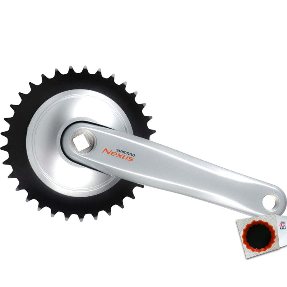 CYCLING_EQUIPMENT FC-C6000 Silver Crank 33D 170 mm, Adult Unisex, Black (Black), One Size