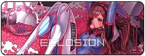 GALIGEIGEI Soft Smooth Gaming Mouse Pad Mouse Mat(31.5 "x 11.8"x0.08"), Design for Overwatch (DVA-3)