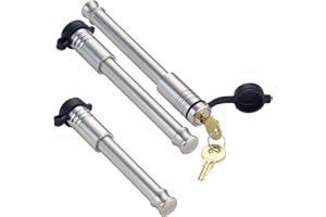 InfiniteRule Security 61653 | 3 Pack Mixed 2.5, Keyed Alike, Hitch Locks for B&W 2.0" & 2.5" Tow & Stow 10K LB & 18K LB - Includes Lock for 2.5" Receiver