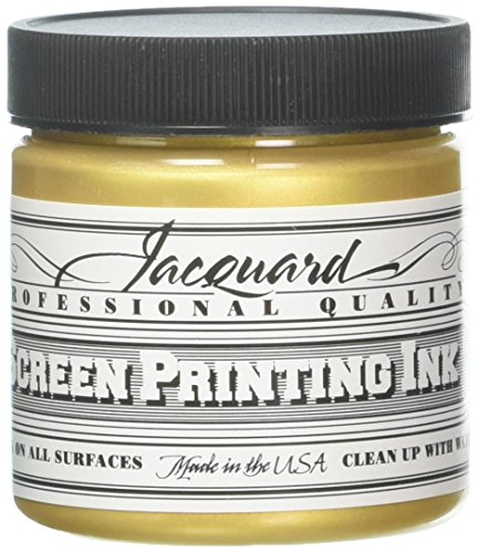 Jacquard JAC-JSI1120 Screen Printing Ink 4 oz Gold