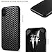 iPhone X Case Tasikar Good Grip Perfect Fit Case and Carbon Fiber Black Design for iPhone X