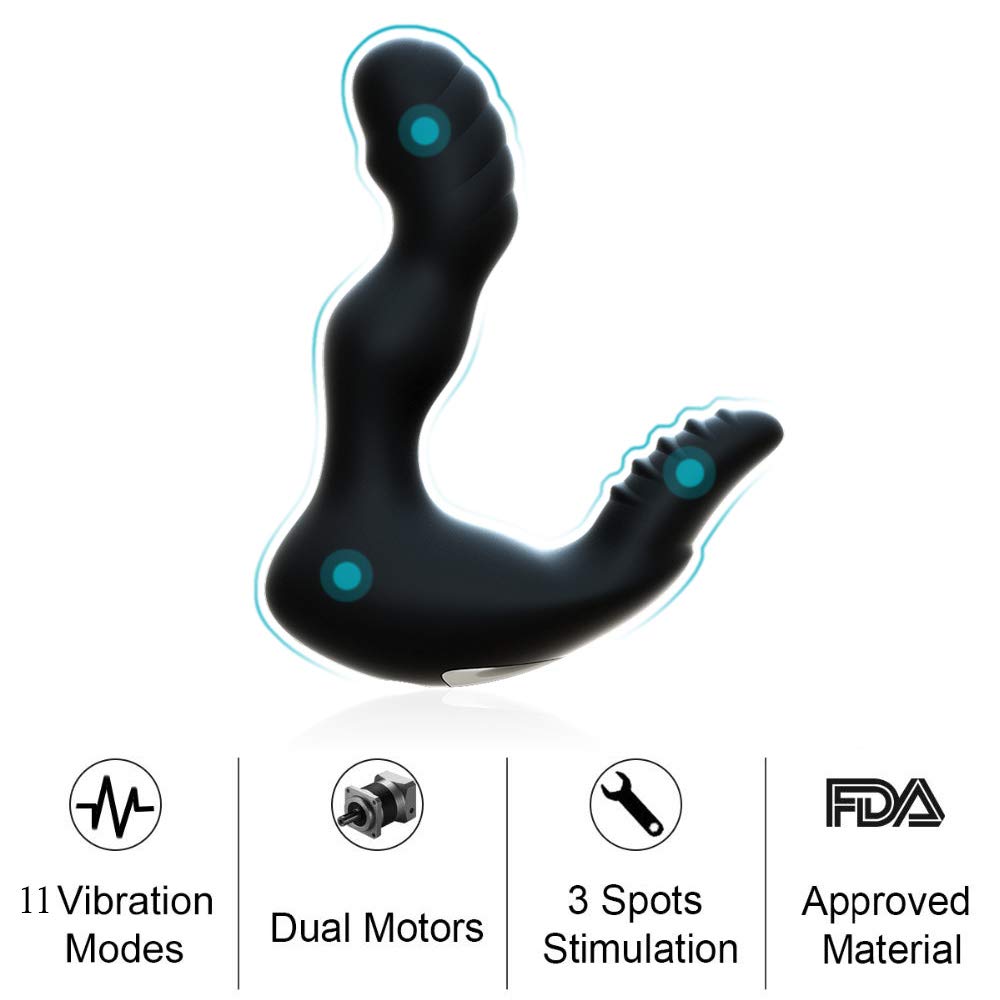 All-in-One!Personal Massager!The Best Waterproof Vibrator Dildo for Clitoris Stimulation, Clit Stimulator 11 Vibration PatternsQuiet Dual Motor Personal Massager for Unisex