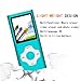 Tomameri - Portable MP3 / MP4 Player with Rhombic Button, Including a 16 GB Micro SD Card and Support Up to 64GB, Compact Music, Video Player, Photo Viewer Supported - BlueWhite