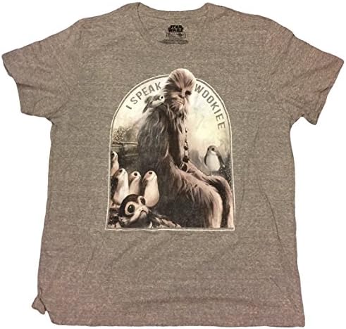 Star Wars Chewbacca I Speak Wookiee Tee t-Shirt For Men (2XL (50/52))