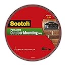 Scotch Permanent Outdoor Mounting Tape, 1 Inch x 450 Inches (4011-LONG)