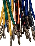 FootGalaxy Metal Tip Round Laces For Boots/Shoes