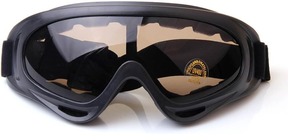 Binboll Adjustable UV Protective Outdoor Glasses Motorcycle Goggles Dust-Proof Protective Combat Goggles Military Sunglasses Ski Goggles to Prevent Particulates and Fog in Colorful