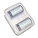 ORBTRONIC 18350 High Performance 15A-10A 1200mAh Battery 3.7V High Drain IMR LiMn Rechargeable Flat Top (Two Batteries)