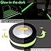 MELIFE Anti Slip Traction Tape, None Skid Glow in The Dark Walk Strip Safety Tape with 3M Best Grip Abrasive Adhesive for Stairs, Tread Step, Gaffers.(2 Pack, 2