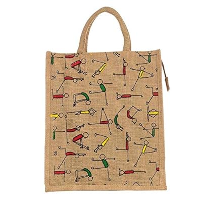 Sainik Jute Shopping Grocery Bag Large, Medium and Small Size Multipurpose Bag Lunch Bag with