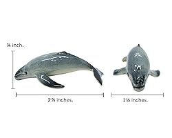 WitnyStore Tiny 2⅞" Long Grey Humpback Whale