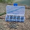 HYAENA-3-Way-Barrel-Fishing-Swivels-Set-Free-Fishing-Tackle-5-Sizes160-Pcs