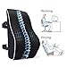 PROMIC Memory Foam Lumbar Support Back Cushion, Ergonomic Lumbar Pillow Relieves Sciatica/Back Pain - with 3D Mesh Cover & Adjustable Straps for Office Desk Chair Car Seat Couch and Sofa (Black)