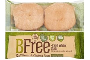 BFree Gluten Free Rolls, Soft White, 8.47 Ounce (Pack of 3)