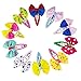 10 Pcs Baby Girls Hair Clips Mix Color Small Hairpin Set for Photography Perfect Birthday Gift