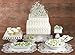 Hortense B. Hewitt Decorative Laser-Cut Paper Place Mats, Set of 12, White Shimmer