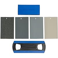 MusicNomad Tracers Fret Erasers 6 pc. Finishing Kit for Sanding, Buffing and Polishing after Fret Crowning, Dressing or Bevel