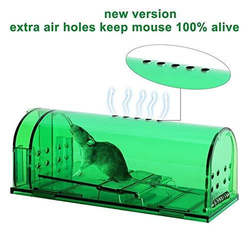 Authenzo Humane Mouse Trap Smart No Kill Mouse Trap Catch and Release