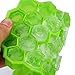 Ice Cube Trays with Lids,Bomstar 2 Pack Food Grade Silica Gel Flexible 74 Ice Trays with Removable Lid,BPA Free Ice Cube Trays for Whiskey Storage,Cocktail,Beverages