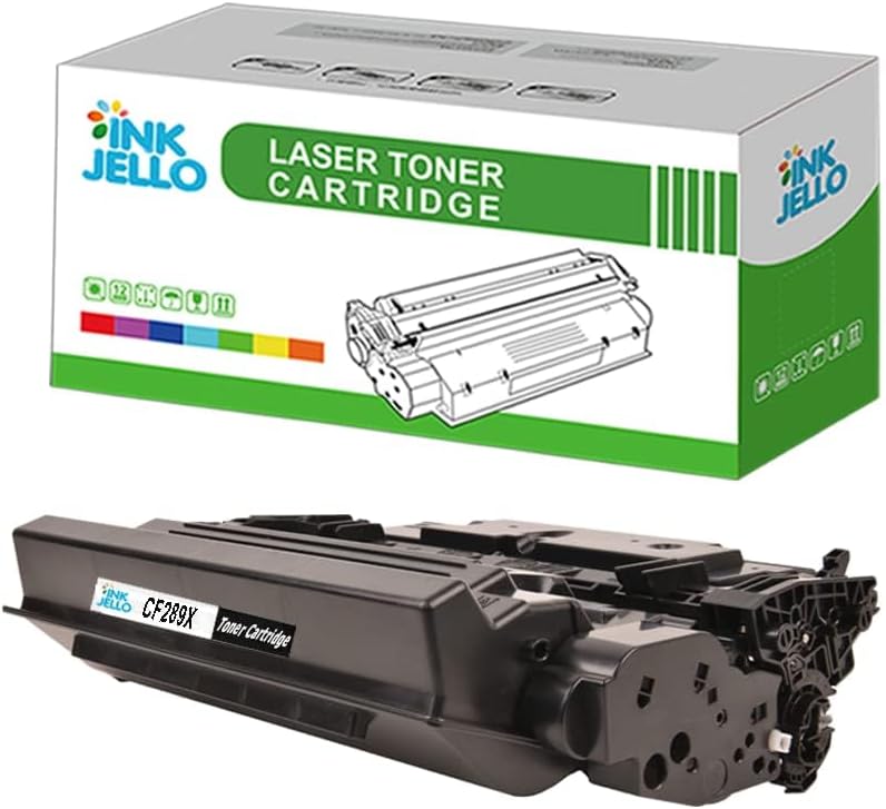 Inkjello CF289X 89X Black Toner Cartridge Chip Compatible HP M507 M528 Printers