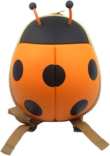Amazon Co Jp Soekavia 子供用 リュックサック てんとう虫 リュック 通学 かばん 女の子 男の子 キッズ 遠足 散歩 かわいい バックパック オレンジ シューズ バッグ
