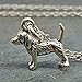 Tiny Beagle Necklace - 925 Sterling Silver