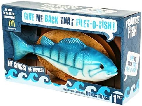 Frankie the Fish wall-mountable singing 