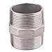 Hex Nipple 1 1/2 Inch Male NPT - DERPIPE Stainless Steel 304 Threaded Pipe Fitting for Brew Kit, Home Piping Application
