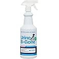 KINZUA ENVIRONMENTAL Urine B-Gone, Professional Enzyme Odor Eliminator & Pet Stain Remover, Human, Cat & Dog Urine Cleaner, Effective on Laundry, Carpets & More, Lavender Scent, 32oz