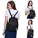 Laifu Nylon Backpack Women Anti-theft Daypack Girls Casual Travel Backpack, Black