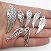 iloveDIYbeads Wings Charm Collection-about 55pcs Craft Supplies wing Charms Pendants by pair for Crafting, Jewelry Findings Making Accessory For DIY Necklace Bracelet Earrings (M083)