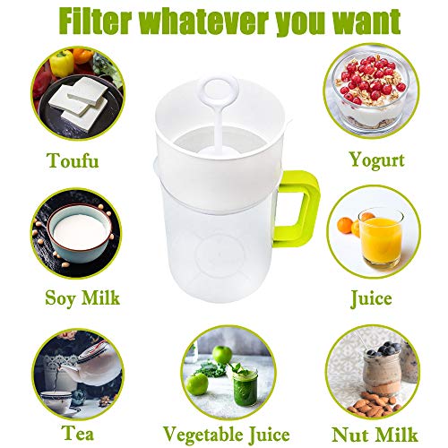 Multiple Usage Food Strainer Greek Yogurt Strainer Maker with 200