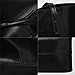Forestfish Leather Women Tote Bag Handbags Satchel Bags for Work Travel(Black)