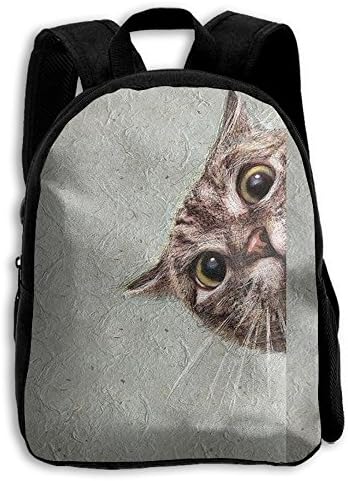 Kids The Cat Behind In Cute Popular Printing Toddler Pre School Backpack Bags Lightweight