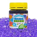 Magic Beadz - Purple Gel Water Beads - Transparent Jelly Pearls - Vase Filler - Wedding Centerpiece - Candles - Flower Arrangements - Over 20,000 Beads