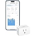 TP-Link Tapo Smart Plug Compatible with Alexa, Google Home & Samsung SmartThings, Energy Monitoring, 15A, ETL Certified, 2.4G Wi-Fi Only, Tapo P110, White